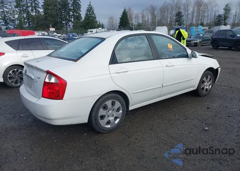 2004 Kia Spectra Ex/Lx from USA, damaged, VIN KNAFE121645032819
